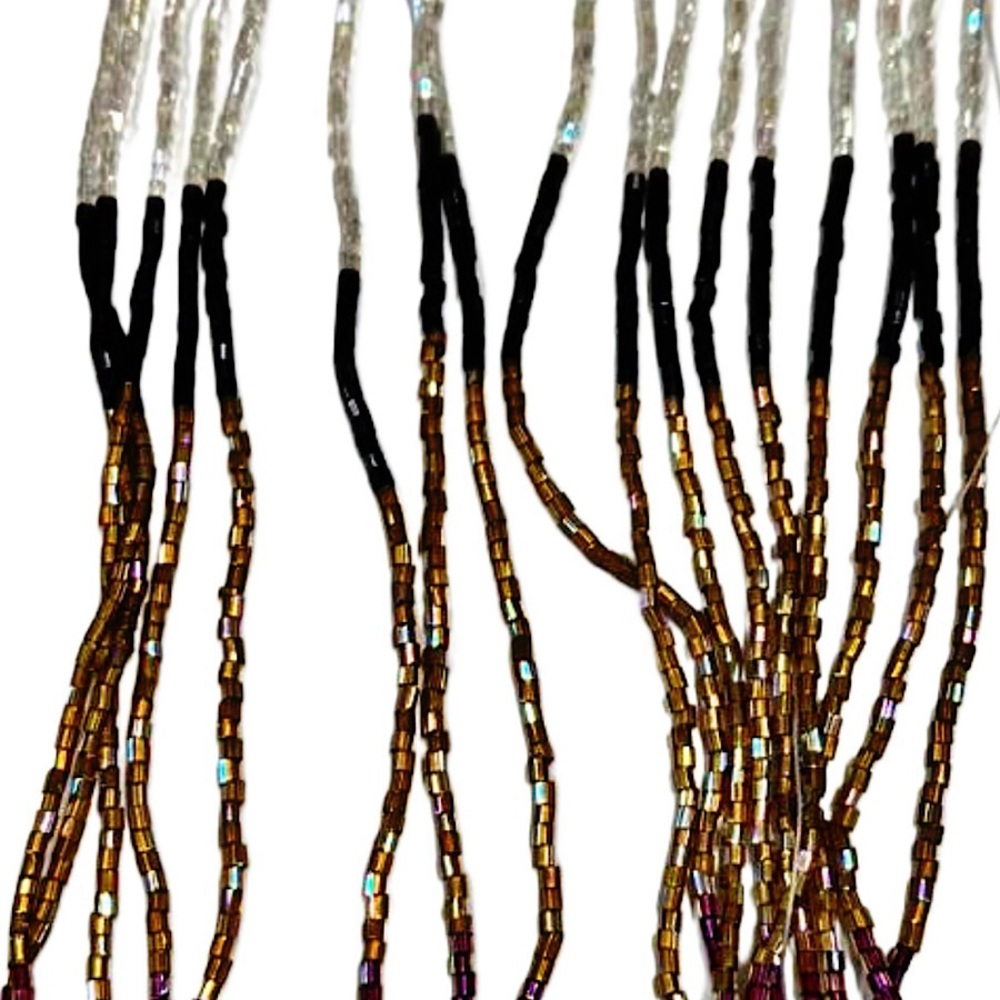 Authentic Gucci Tom Ford Flora Silk Long Beaded Hinge Scarf - Picture 3 of 4